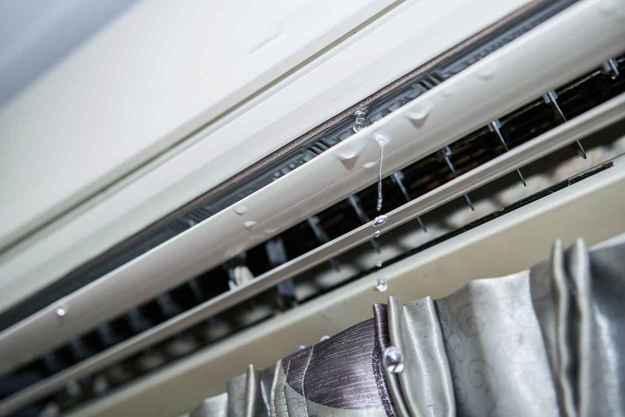 Water leaking from the air conditioner